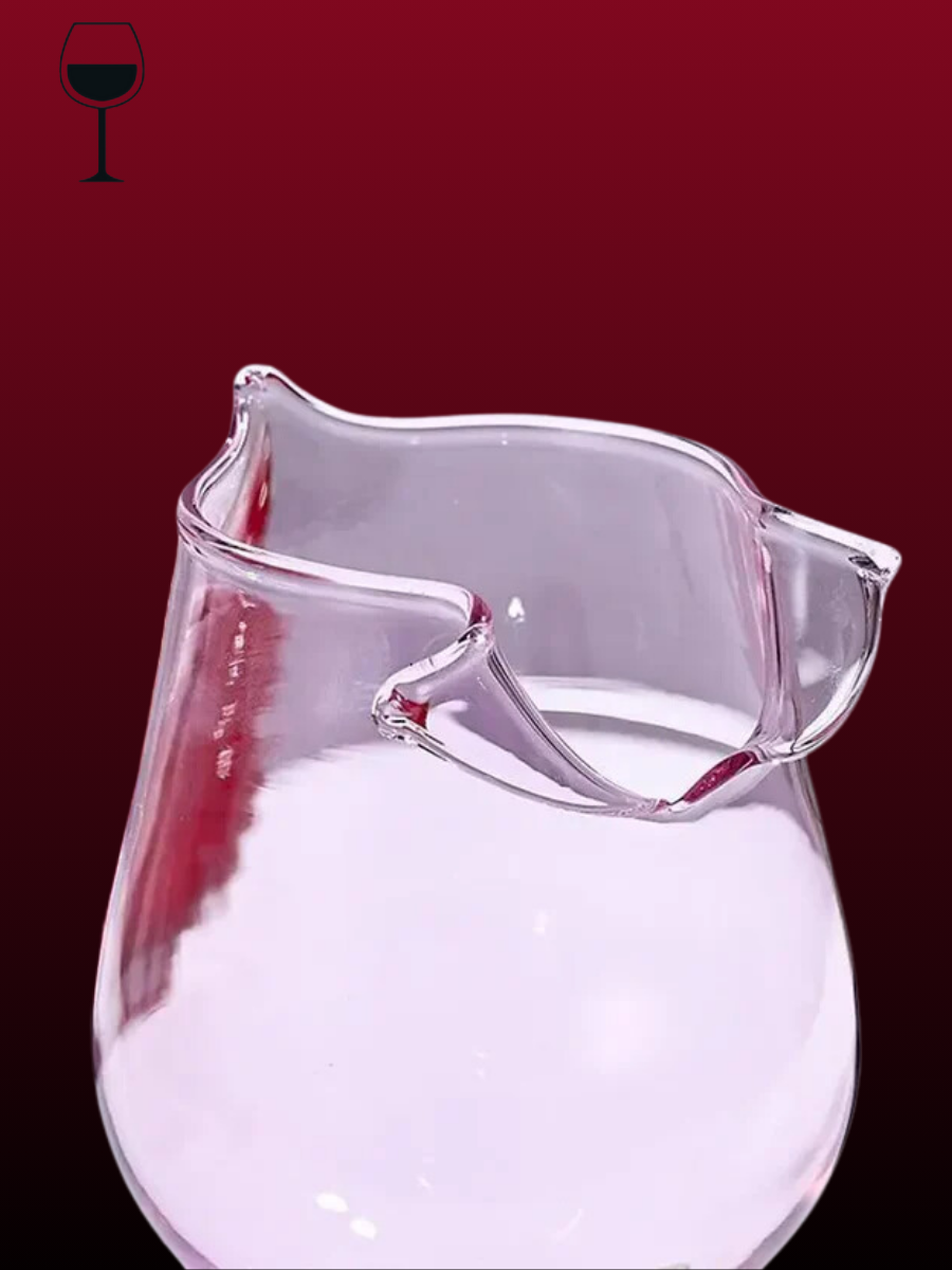 Rose Shaped Wine Glass