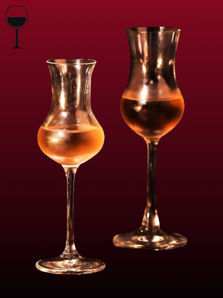 Graceful Tulip Grappa Glass Crystal Wine Goblet